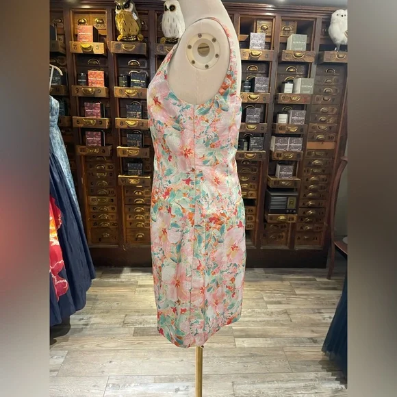 NWT Hutch Arlie Dress in Multi Azalea Garden Shimmer Jacquard Size Small